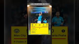 Hasil man city vs club Brugge Liga Champions Match 3 [upl. by Aseen]