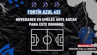 Fortín Azul 451 Novedades en EMELEC ante Aucas para este Domingo [upl. by Elinnet]