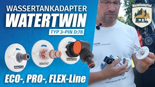 Wassertankadapter Varianten Familie ECOLine PROLine FLEXLine  MaJoCompTec® WATERTWIN [upl. by Shelden]