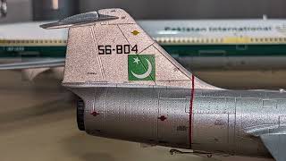 Lockheed F104 Starfighters 172 scale diecast models preview [upl. by Mclaughlin]