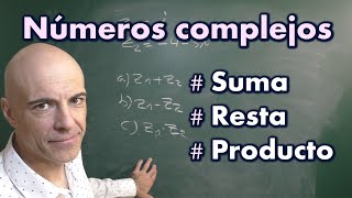 Operaciones con números complejos suma resta y multiplicación [upl. by Ambrose428]