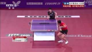 2013 WTTC MSQF Xu Xin  Kenta Matsudaira full matchshort form [upl. by Harvie]