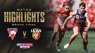 Sydney Swans v Brisbane Lions Highlights  Grand Final 2024  AFL [upl. by Lechar644]