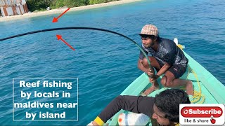 Reef fishing in Maldives [upl. by Suriaj]