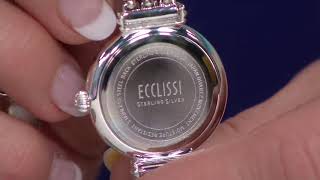 Ecclissi Sterling Silver MultiStrand Box Chain Watch on QVC [upl. by Darius]