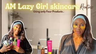 Hydrating morning skincare routine for normal to combination skin Using only four products [upl. by Noicnecsa]