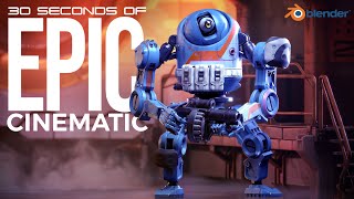 3D Robot Animation  Cinematic Short in Blender [upl. by Zemaj133]