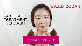 ACNE SPOT TREATMENT TERBAIK WAJIB PUNYA  CLINNELE VS ERHA  Luella Artistry [upl. by Kcid]