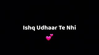 Amrinder Gill  That Girl  Judaa 3  Black Screen Lyrics Whatsapp Status New Punjabi Song Moni08 [upl. by Aikenahs629]