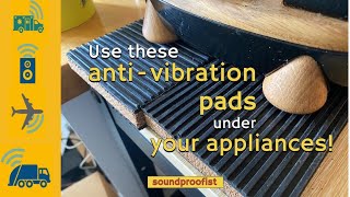 The amazing power of antivibration pads how they stop appliance noise [upl. by Ecirtap]