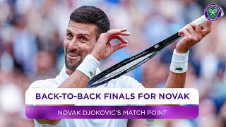 Novak Djokovic  Winning moment  Semifinal  Wimbledon 2024 [upl. by Eikcor]