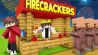 I Opened a FIRECRACKER Store for Diwali in Minecraft [upl. by Kapor897]