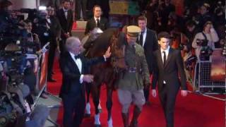 War Horse Royal Premiere Footage 1  ScreenSlam [upl. by Kirkwood699]