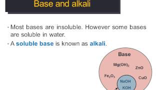 Bases and alkalis [upl. by Htiekal629]