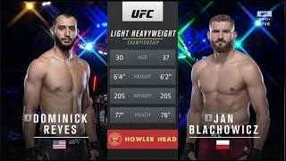 Jan Blachowicz Knocks Out Dominick Reyes [upl. by Yate632]