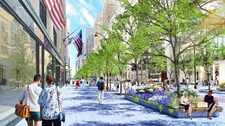 Plans unveiled to turn Fifth Avenue into pedestrianfirst boulevard [upl. by Neras]