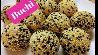 BUCHI  SESAME BALLS RECIPE  HOW TO MAKE BUCHI [upl. by Davenport]