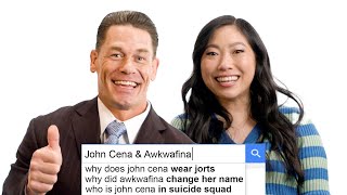 John Cena amp Awkwafina Answer The Webs Most Searched Questions  WIRED [upl. by Starbuck]