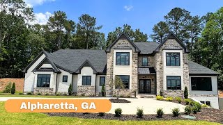 Tour This STUNNING 6000 SQ FT Home For Sale In Alpharetta GA  5 Bedrooms  55 Bathrooms [upl. by Rann632]