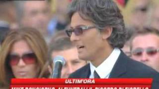 Fiorello al funerale di Mike Bongiorno [upl. by Gustie]