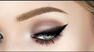 Smoky Cat Eye Makeup Tutorial  SUPER Easy  Stephanie Lange [upl. by Garlen803]