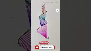 easy drawing  line drawing  colour drawing  abstract drawing  art drawing shorts trending [upl. by Ylrebma]