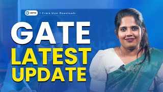 2025 GATE EXAM  LATEST UPDATION [upl. by Nnahs]