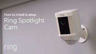 How to Install amp Setup Ring Spotlight Cam  Easy to Connect [upl. by Iram]