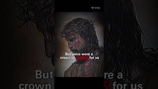 But the king of kings jesus wore a thorny crown for us❤️‍🩹🙏🏻♥️✨jesus jesuschrist kinofkingsjesus [upl. by Schaaff]