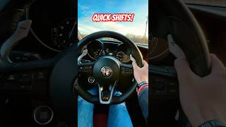 2023 Alfa Romeo Giulia BRUTAL Manual Mode Acceleration cars shorts alfaromeo [upl. by Janessa]