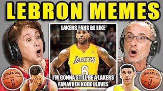 ELDERS REACT TO LEBRON JAMES MEMES COMPILATION [upl. by Wiedmann]