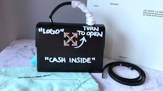 Off White Itney 1 4 Cash Inside bag  UNBOXING [upl. by Constant]