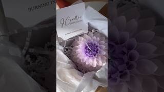 DIY Candle Flower  How To Make Candle That Look Like Flower [upl. by Ellehcrad]