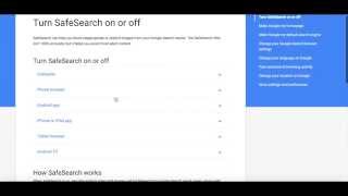 How to Activate Google Safe Search [upl. by Offen]