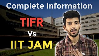 TIFR vs IIT JAM Mathematics  All about TIFR mathematics  Books  Syllabus  Strategy [upl. by Donough]