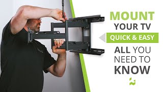 How to Wall Mount a TV Safely Beginners Guide  Kanto Solutions [upl. by Harikahs170]