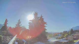 July 2024 West Alberniweather 4K Timelapse Webcam [upl. by Notsua]