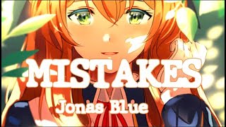 Nightcore  Mistakes  Jonas Blue Lyrics ft Paloma Faith [upl. by Ttennaej]