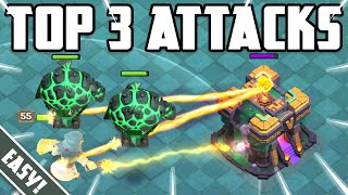 Top 3 EASY TH14 Attack Strategies for 3 Stars Clash of Clans [upl. by Nimoynib]