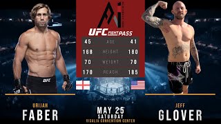 URIJAH FABER vs JEFF GLOVER FULL FIGHT A1 Combat 21 [upl. by Aihsoj]