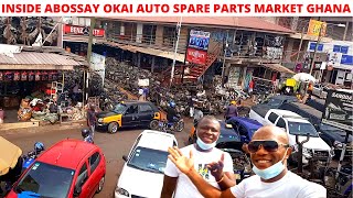 SEE WHAT IS HAPPENING AT ABOSSAY OKAI AUTO SPARE PARTS MARKET GHANA😲 [upl. by Jobina]