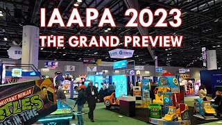 The IAAPA 2023 Grand Preview  NEW ARCADE amp PINBALL GAMES [upl. by Romonda]