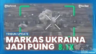 Penampakan Markas Ukraina Meledak Terkena Serangan Rudal Rusia [upl. by Ahsyt739]