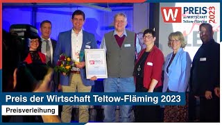 Preisverleihung  Preis der Wirtschaft TeltowFläming 2023 [upl. by Ellirpa]