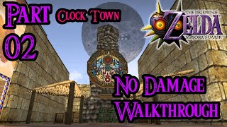 Zelda Majoras Mask 100 Walkthrough Widescreen HD Part 2  Clock Town  Great Fairy [upl. by Navac]