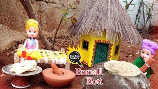 Rumali Roti mini recipe street roadside rumali roti Tandoori roti Miniature [upl. by Retnuh756]