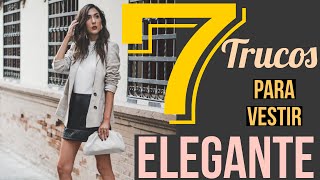 MODA 7 tips para vestir elegante y acertar siempre  No cometas estos errores [upl. by Lenahc95]