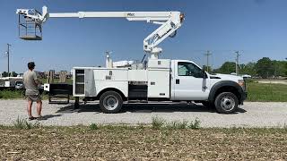 2012 Ford F550 Altec AT235P Cable Placer Lower Control Testing [upl. by Pearson]