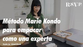 Método Marie Kondo para empacar como una experta  RSVP [upl. by Lynda]