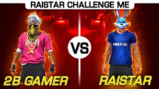 Raistar Challenge 2B Gamer 1 VS 1😞😞SorryUnexpected Result  Garena Freefire [upl. by Eidnalem619]